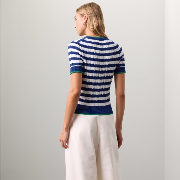 Polo Ralph Lauren Striped Cable Cardigan - Picture 4 of 4